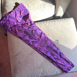 Craft Purple and Orange Patterned Leggings